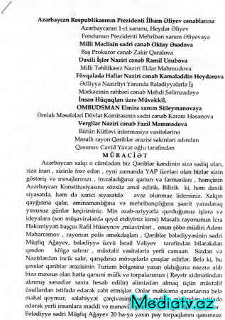 Masallı sakinləri kömək istəyir
