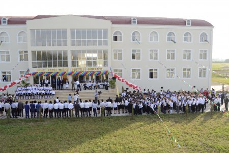 Füzulidə gimnaziyanın açılışı olub -FOTOLAR