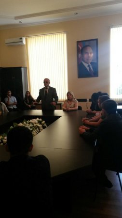 ADAU-da tələbələrlə "vətənpərvərlik" görüşü keçirildi- FOTOLAR