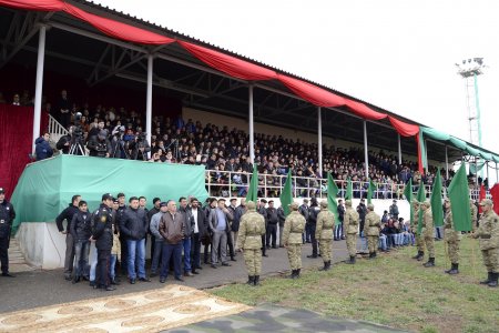 Horadizdə “Sənə inanırıq, ölkə rəhbəri; Sənə güvənirik, vətən əsgəri” adlı tədbir  keçirildi- FOTOLAR