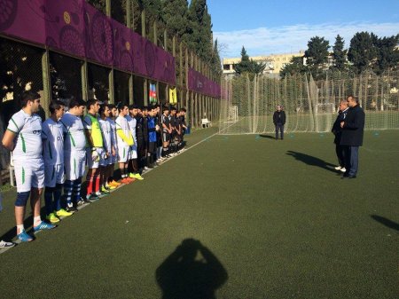 Nərimanov rayonunda mini futbol turnirinin açılış mərasimi keçirildi- FOTOLAR