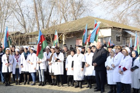 Füzulidə yeni xəstəxana istifadəyə verildi - FOTOLAR