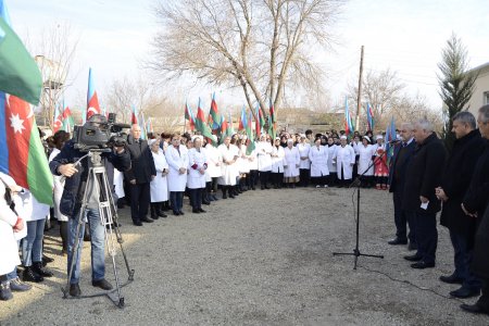Füzulidə yeni xəstəxana istifadəyə verildi - FOTOLAR