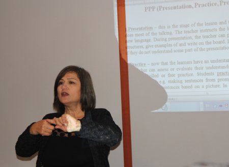 Azərbaycan Texnologiya Universitetində Gəncənin ingilis dili müəllimləri üçün seminar təşkil olunub - FOTOLAR