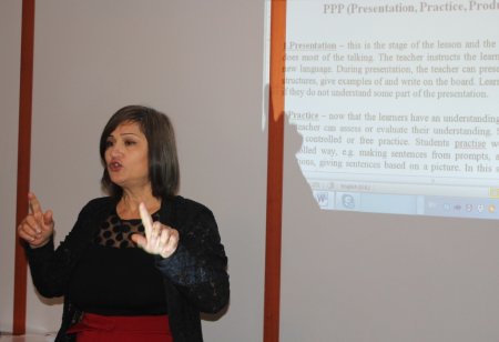Azərbaycan Texnologiya Universitetində Gəncənin ingilis dili müəllimləri üçün seminar təşkil olunub - FOTOLAR
