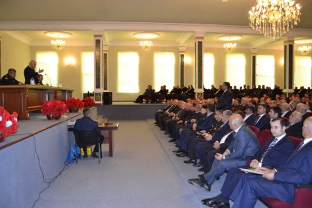 Horadizdə yerli əhəmiyyətli məsələlərin həllinə həsr olunmuş müşavirə keçirildi - FOTOLAR