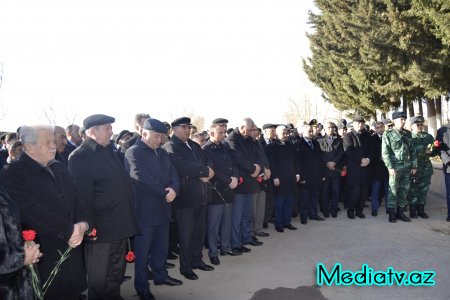 Füzuli rayonunda 20 Yanvar faciəsinə həsr olunan anım mərasimi keçirildi - FOTOLAR