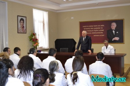 Alı Alıyev rayonda əhaliyə göstərilən tibbi xidmətin vəziyyəti ilə yerində tanış olub - FOTOLAR