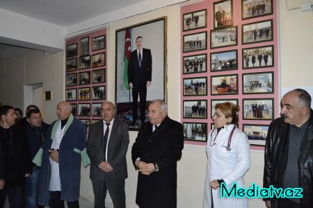 Alı Alıyev rayonda əhaliyə göstərilən tibbi xidmətin vəziyyəti ilə yerində tanış olub - FOTOLAR
