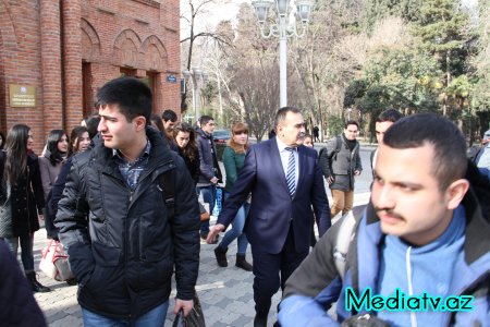AQRAR UNİVERSİTETİN TƏLƏBƏLƏRİ ADA UNİVERSİTETİ İLƏ TANIŞ OLACAQ - FOTOLAR