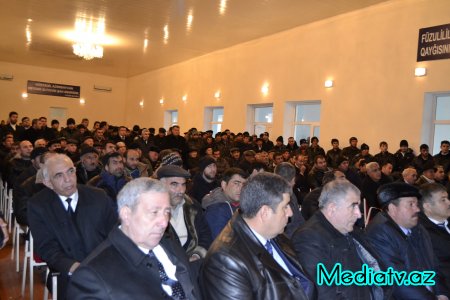 Alı Alıyevin göstərişi ilə Böyük Bəhmənli kəndinin problemləri həll olunur - FOTOLAR