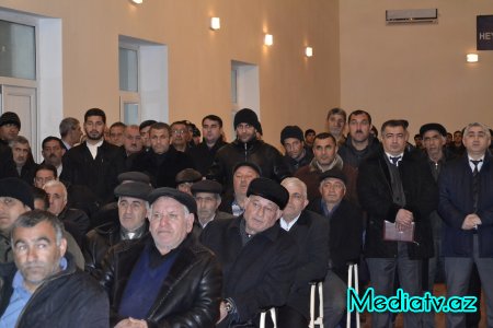 Alı Alıyevin göstərişi ilə Böyük Bəhmənli kəndinin problemləri həll olunur - FOTOLAR