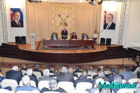 Füzulidə əhalinin ərzaq məhsullarına olan tələbatının yerli istehsal hesabına ödənilməsinə həsr olunan görüş keçirildi - FOTOLAR