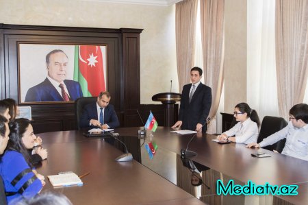 Nərimanovda Azərbaycan Turizm və Menecment Universitetinin Tələbə-Gənclər Təşkilatının fəal üzvləri ilə görüş keçirilib - FOTOLAR
