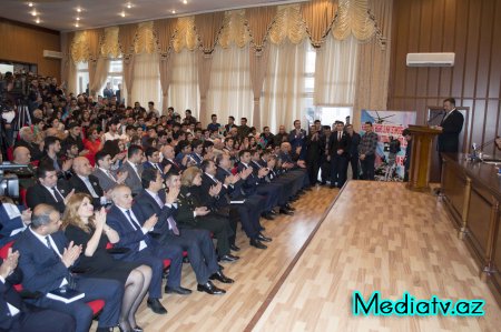 Nərimanovda Qarabağ toplantısı keçirilib - FOTOLAR