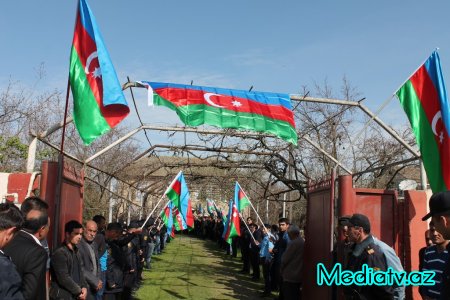Biləsuvarda daha bir şəhid dəfn edildi - FOTOLAR