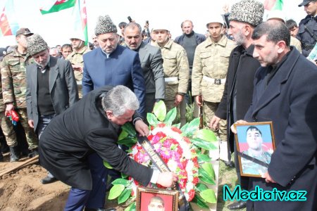 Biləsuvarda daha bir şəhid dəfn edildi - FOTOLAR