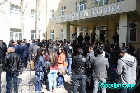 Nəsimi rayonunda Ordumuza dəstək məqsədilə qanvermə aksiyası keçirilmişdir - FOTOLAR