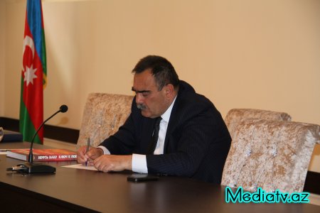 AKADEMİK ZİYAD SƏMƏDZADƏ AQRAR UNİVERSİTETİNDƏ USTAD DƏRSİ KEÇİB - FOTOLAR
