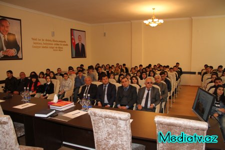 AKADEMİK ZİYAD SƏMƏDZADƏ AQRAR UNİVERSİTETİNDƏ USTAD DƏRSİ KEÇİB - FOTOLAR