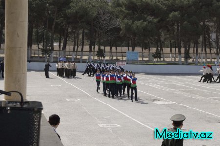 “Şahin” hərbi-idman oyununun Nərimanov rayon birinciliyi keçirilmişdir - FOTOLAR