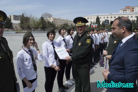 “Şahin” hərbi-idman oyununun Nərimanov rayon birinciliyi keçirilmişdir - FOTOLAR