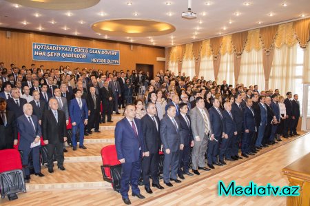 Nərimanov rayonunda I rübün yekunları müzakirə edildi - FOTOLAR