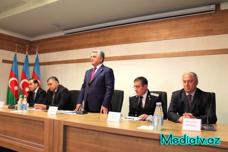 Biləsuvar rayonunda bu ilin birinci rübünün hesabat yığıncağı keçirildi - FOTOLAR