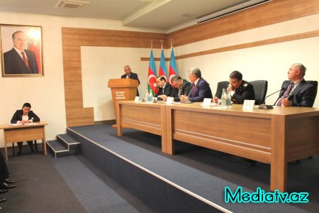 Biləsuvar rayonunda bu ilin birinci rübünün hesabat yığıncağı keçirildi - FOTOLAR