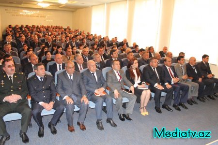 Biləsuvar rayonunda bu ilin birinci rübünün hesabat yığıncağı keçirildi - FOTOLAR