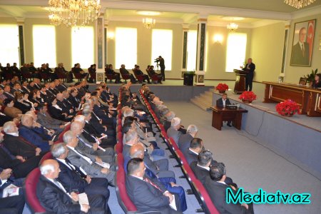 Füzulidə bu ilin birinci rübünün yekunları müzakirə olundu - FOTOLAR