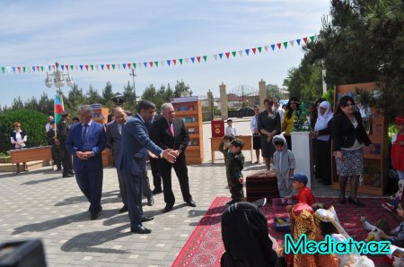 Hacıqabulda Ümummilli liderin anadan olmasının 93-cü ildönümü münasibətilə tədbir keçirilib- FOTOLAR