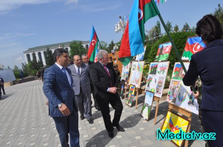 Hacıqabulda Ümummilli liderin anadan olmasının 93-cü ildönümü münasibətilə tədbir keçirilib- FOTOLAR
