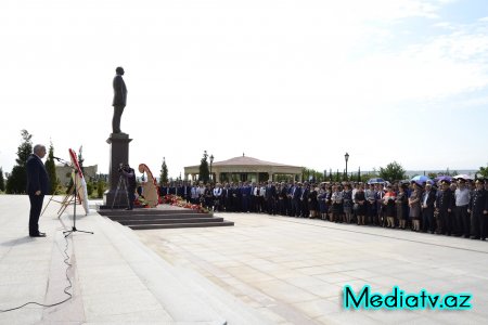 Füzulidə Ulu öndər Heydər Əliyevin anadan olmasının 93-cü ildönümü qeyd olundu - FOTOLAR