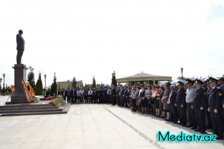 Füzulidə Ulu öndər Heydər Əliyevin anadan olmasının 93-cü ildönümü qeyd olundu - FOTOLAR