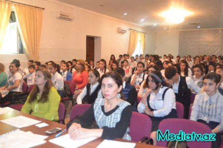 Hacıqabulda “Debat” intelektual oyununun final mərhələsi keçirildi - FOTOLAR