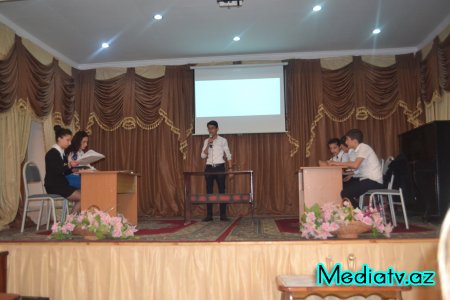 Hacıqabulda “Debat” intelektual oyununun final mərhələsi keçirildi - FOTOLAR