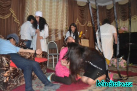 Hacıqabulda “Qəribə taleyim“ adlı tamaşanın təqdimatı - FOTOLAR
