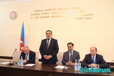 DÖVLƏT İDARƏÇİLİK AKADEMİYASININ REKTORU AQRAR UNİVERSİTETİNDƏ USTAD DƏRSLƏRİ KEÇİB - FOTOLAR