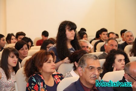 DÖVLƏT İDARƏÇİLİK AKADEMİYASININ REKTORU AQRAR UNİVERSİTETİNDƏ USTAD DƏRSLƏRİ KEÇİB - FOTOLAR