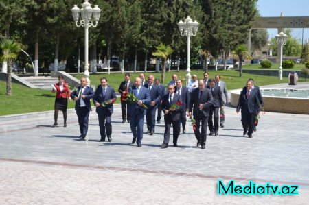 Kürdəmirdə 28 May - Respublika Günü münasibətilə tədbir keçirilib - FOTOLAR