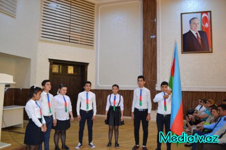 Kürdəmirdə 28 May - Respublika Günü münasibətilə tədbir keçirilib - FOTOLAR