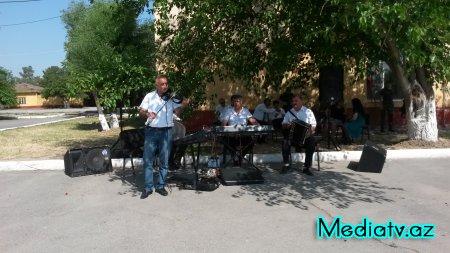 Hacıqabulda "N" saylı hərbi hissədə geniş konsert proqramı keçirilib - FOTOLAR