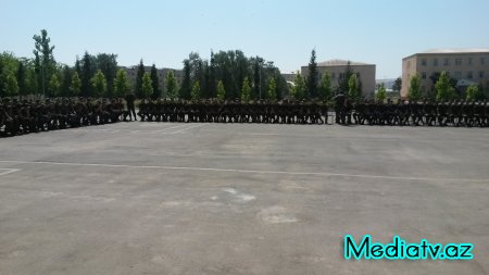 Hacıqabulda "N" saylı hərbi hissədə geniş konsert proqramı keçirilib - FOTOLAR