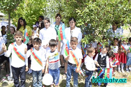 Füzulidə Uşaqların Beynəlxalq Müdafiəsi günü münasibəti ilə uşaq bağçasının açılış mərasimi keçirildi - FOTOLAR
