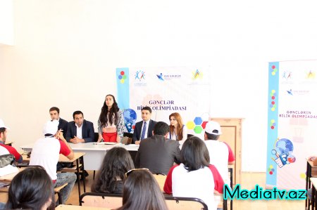 Nərimanovda “Yeni Gələcək” Gənclərin Maarifləndirilməsi İctimai Birliyi tərəfindən “Gənclərin Bilik Olimpiadası” adlı layihənin növbəti seçim turu keçirilib - FOTOLAR