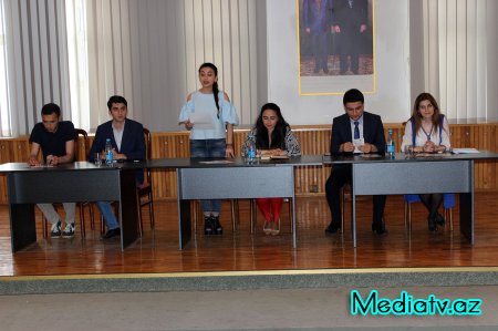 Nərimanovda “Gənclərin Bilik Olimpiadası” adlı layihənin növbəti seçim turu keçirilib - FOTOLAR