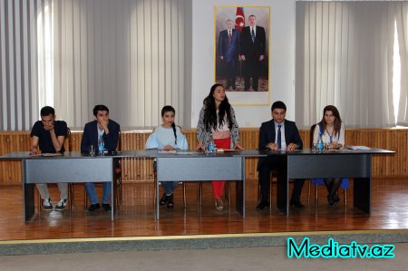 Nərimanovda “Gənclərin Bilik Olimpiadası” adlı layihənin növbəti seçim turu keçirilib - FOTOLAR