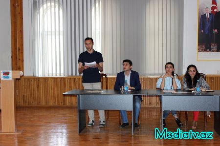 Nərimanovda “Gənclərin Bilik Olimpiadası” adlı layihənin növbəti seçim turu keçirilib - FOTOLAR