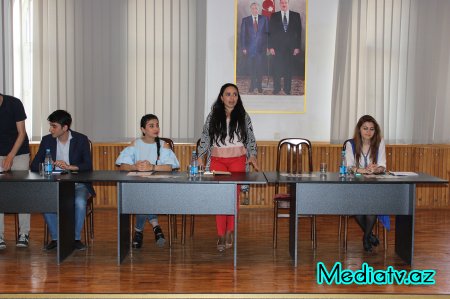 Nərimanovda “Gənclərin Bilik Olimpiadası” adlı layihənin növbəti seçim turu keçirilib - FOTOLAR
